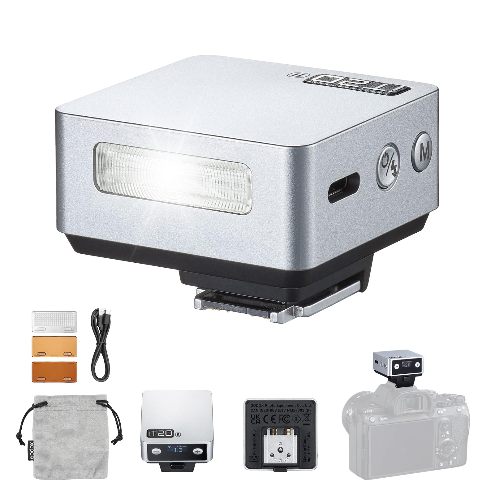 Amazon.com : GODOX iT20 S iT20-S Mini Flash for Sony, TTL Camera